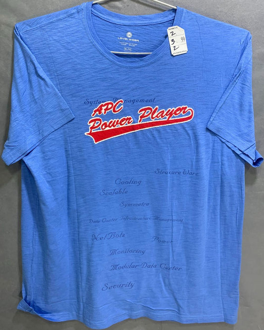 Levelwear Blue Cotton T Shirt For Men X Large