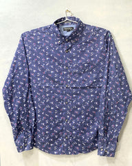 Banana Republic Blue Cotton Shirt For Men