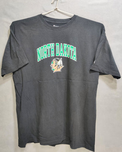 Champion Black Cotton T Shirt For Men Large