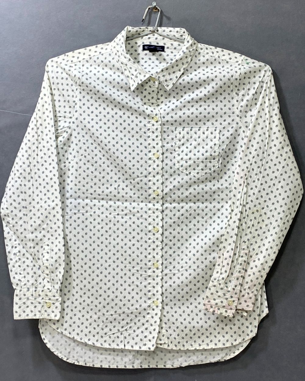 Gap White Cotton Shirt For Men S