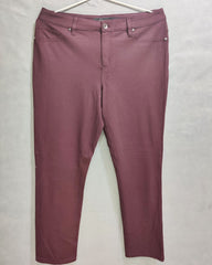 Calvin Klein Maroon Denim Jeans For Women Large