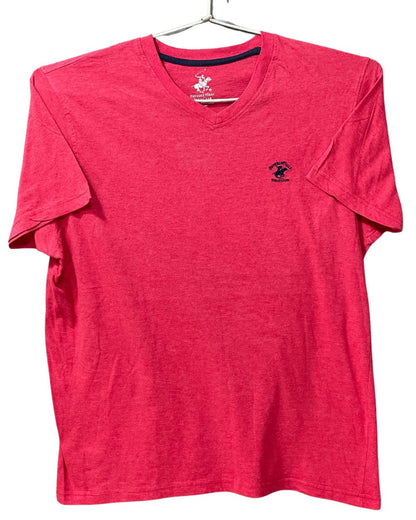 Beverly Hills Pink Cotton T Shirt For Men X Large