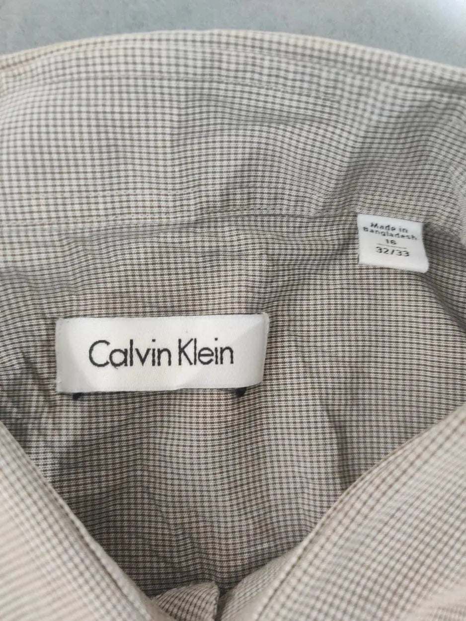 Calvin Klein Men Cotton Cream Shirt L – Preloved Labels (view 3)