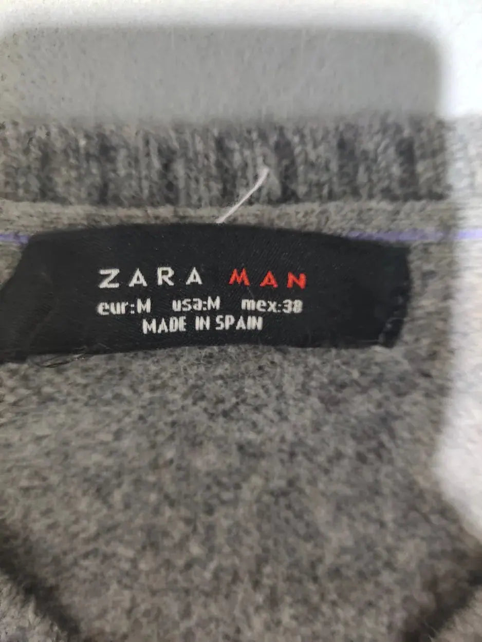 Zara Men Cotton Fleece Red Sweater S – Preloved Labels (view 3)