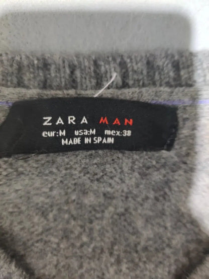 Zara Men Cotton Fleece Red Sweater S – Preloved Labels (view 3)