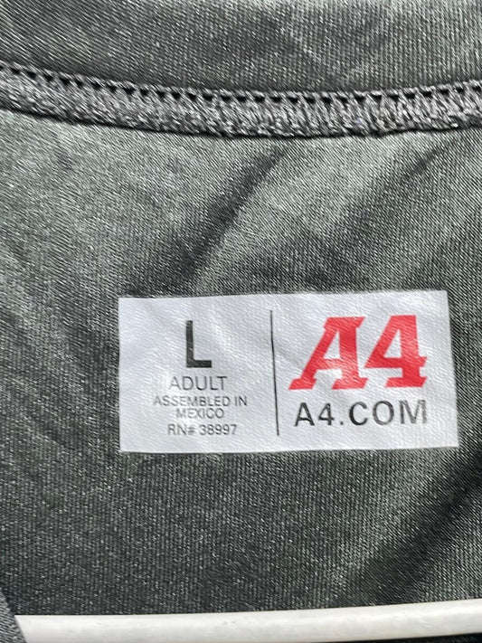 A4.Com Black For Men Sports T Shirt L - Preloved Labels