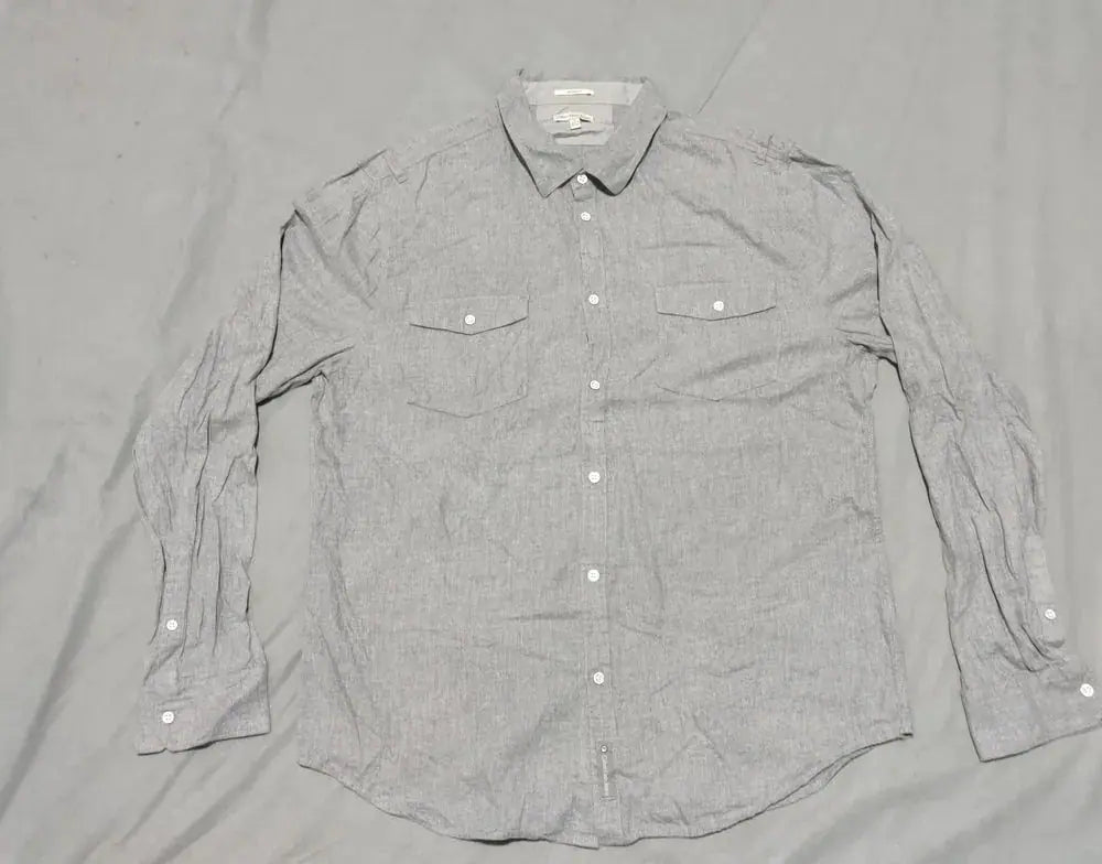 Calvin Klein Men Cotton Gray Shirt XL – Preloved Labels (view 2)