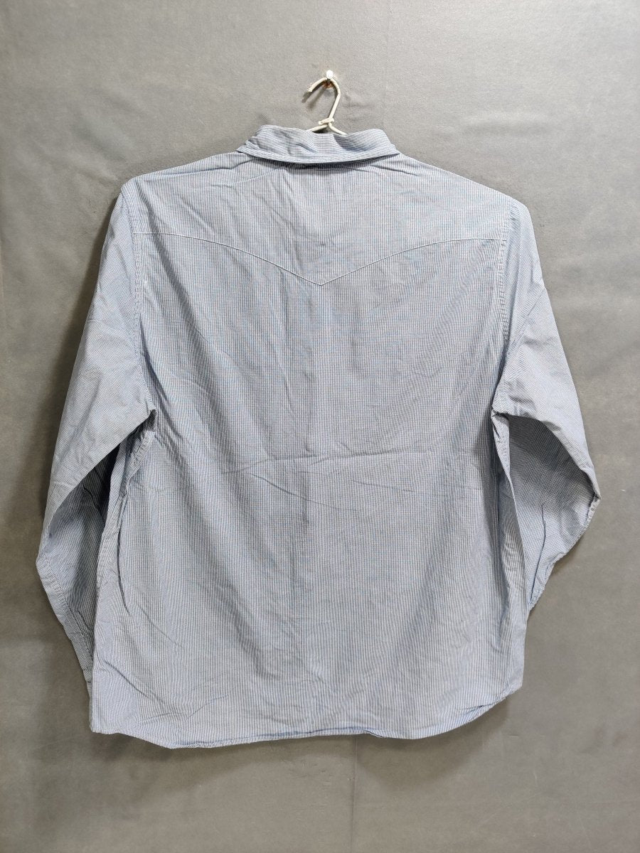 Abercrombie & Fitch Blue Cotton Shirt For Men X Large - Preloved Labels