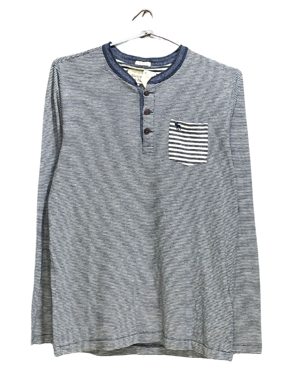 Abercrombie & Fitch Blue Cotton T Shirt For Men S - Preloved Labels
