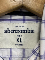 Abercrombie & Fitch Branded Original Blue Cotton Shirt For Men - Preloved Labels