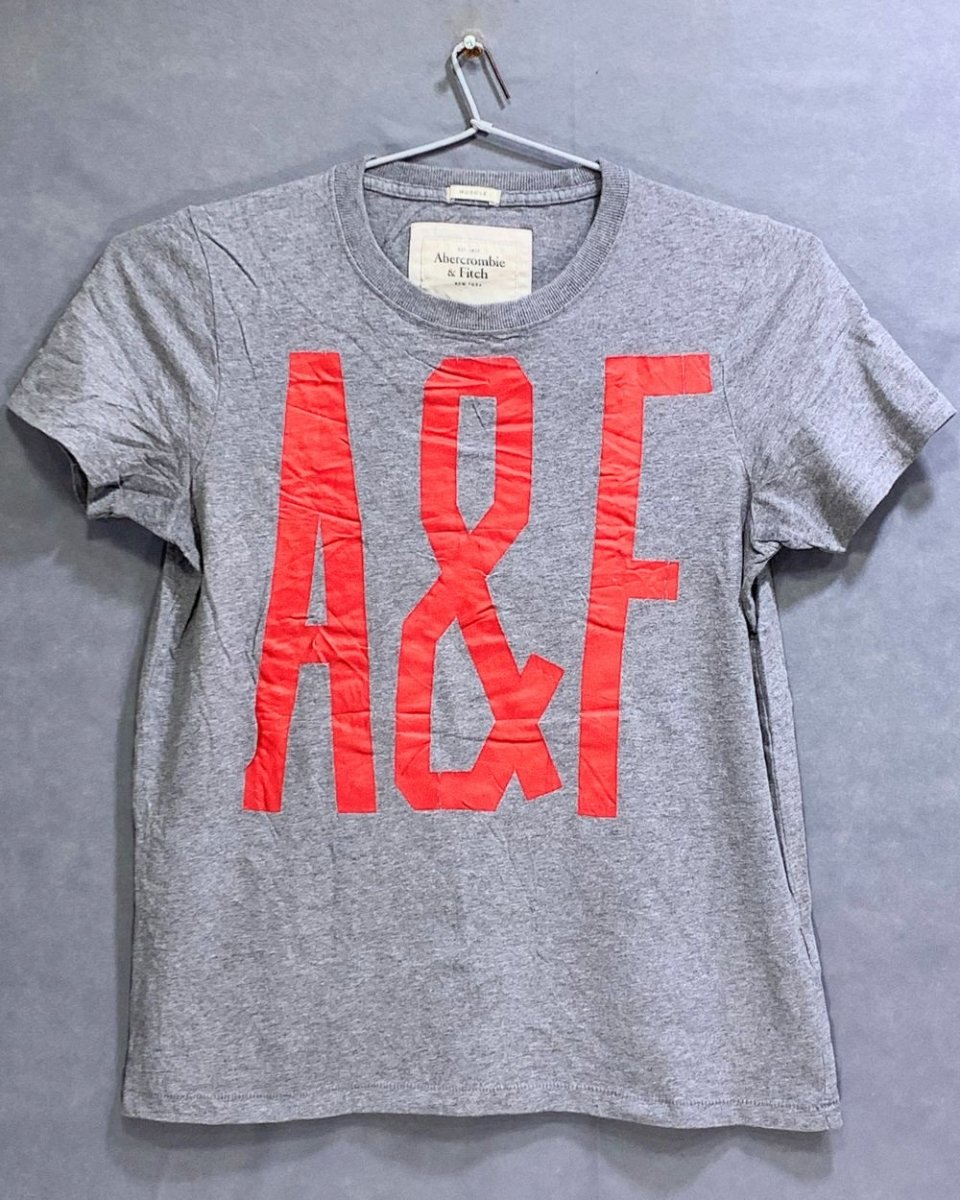 Abercrombie & Fitch Branded Original Cotton T Shirt For Men - Preloved Labels