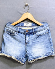 Abercrombie & Fitch Branded Original Denim Half Short For Women - Preloved Labels