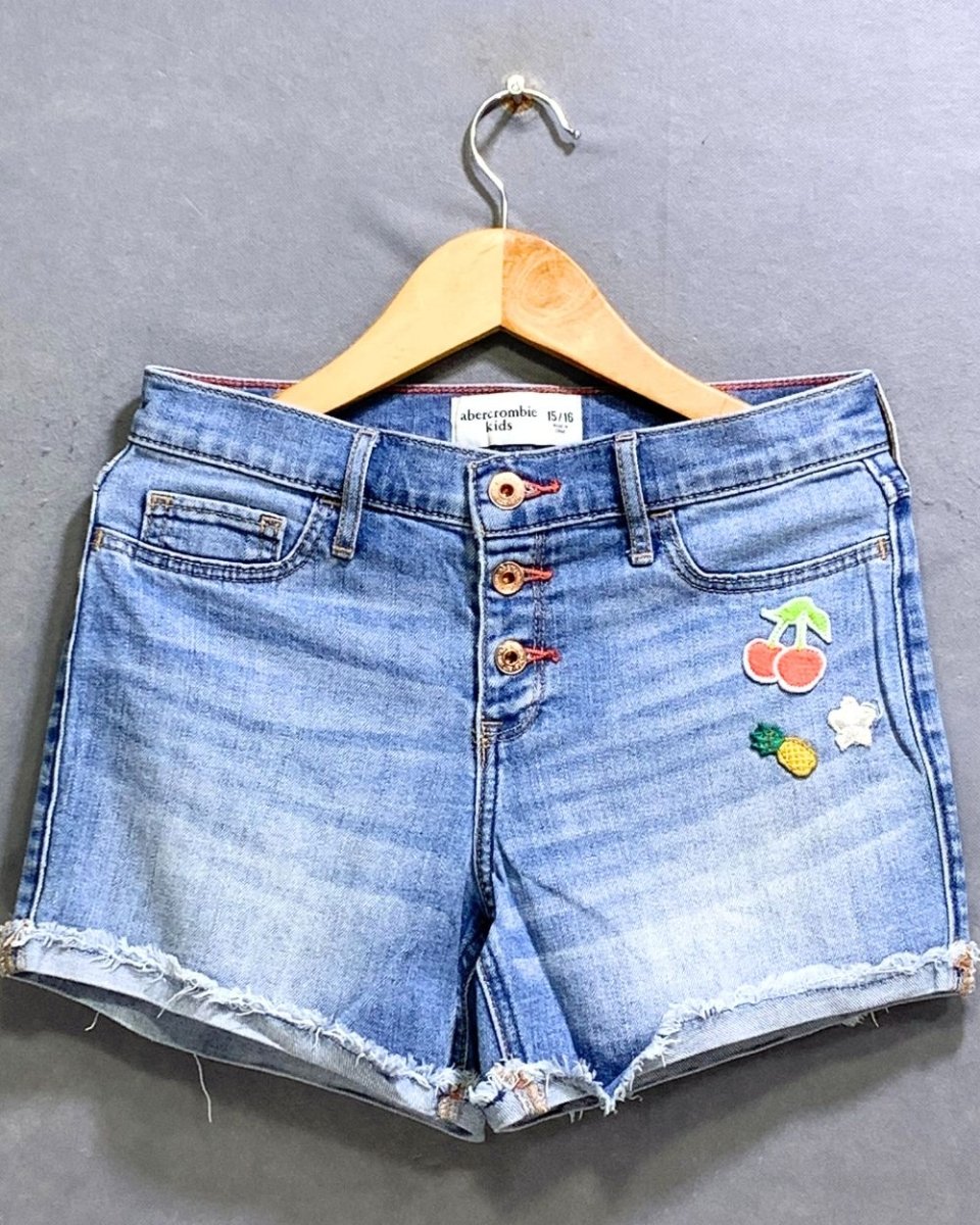 Abercrombie & Fitch Branded Original Denim Half Short For Women - Preloved Labels