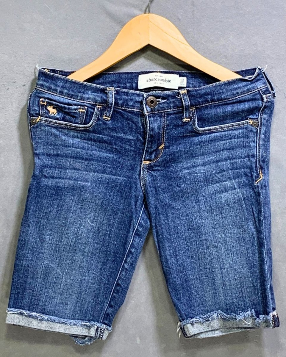 Abercrombie & Fitch Branded Original Denim Short For Women - Preloved Labels