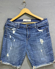 Abercrombie & Fitch Branded Original Denim Short For Women - Preloved Labels