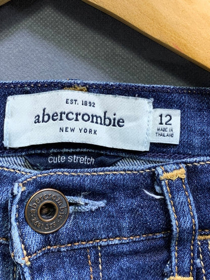 Abercrombie & Fitch Branded Original Denim Short For Women - Preloved Labels