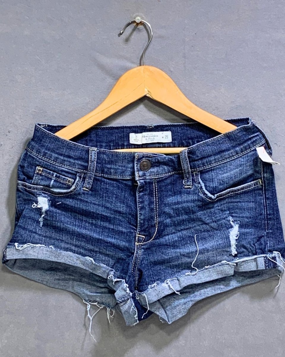 Abercrombie & Fitch Branded Original Denim Short For Women - Preloved Labels