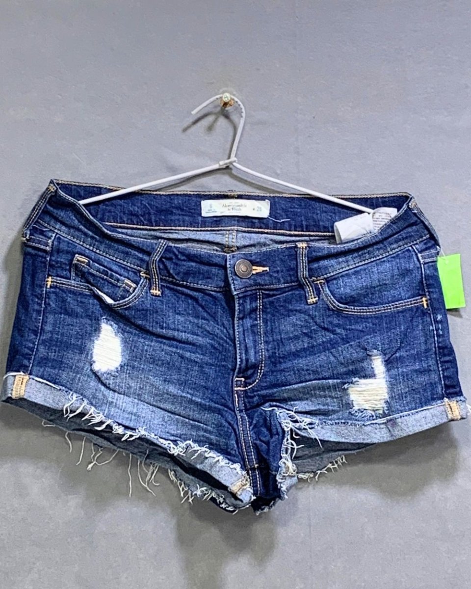 Abercrombie & Fitch Branded Original Denim Short For Women - Preloved Labels