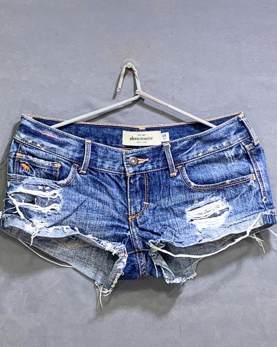 Abercrombie & Fitch Branded Original Denim Short For Women - Preloved Labels