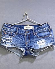 Abercrombie & Fitch Branded Original Denim Short For Women - Preloved Labels