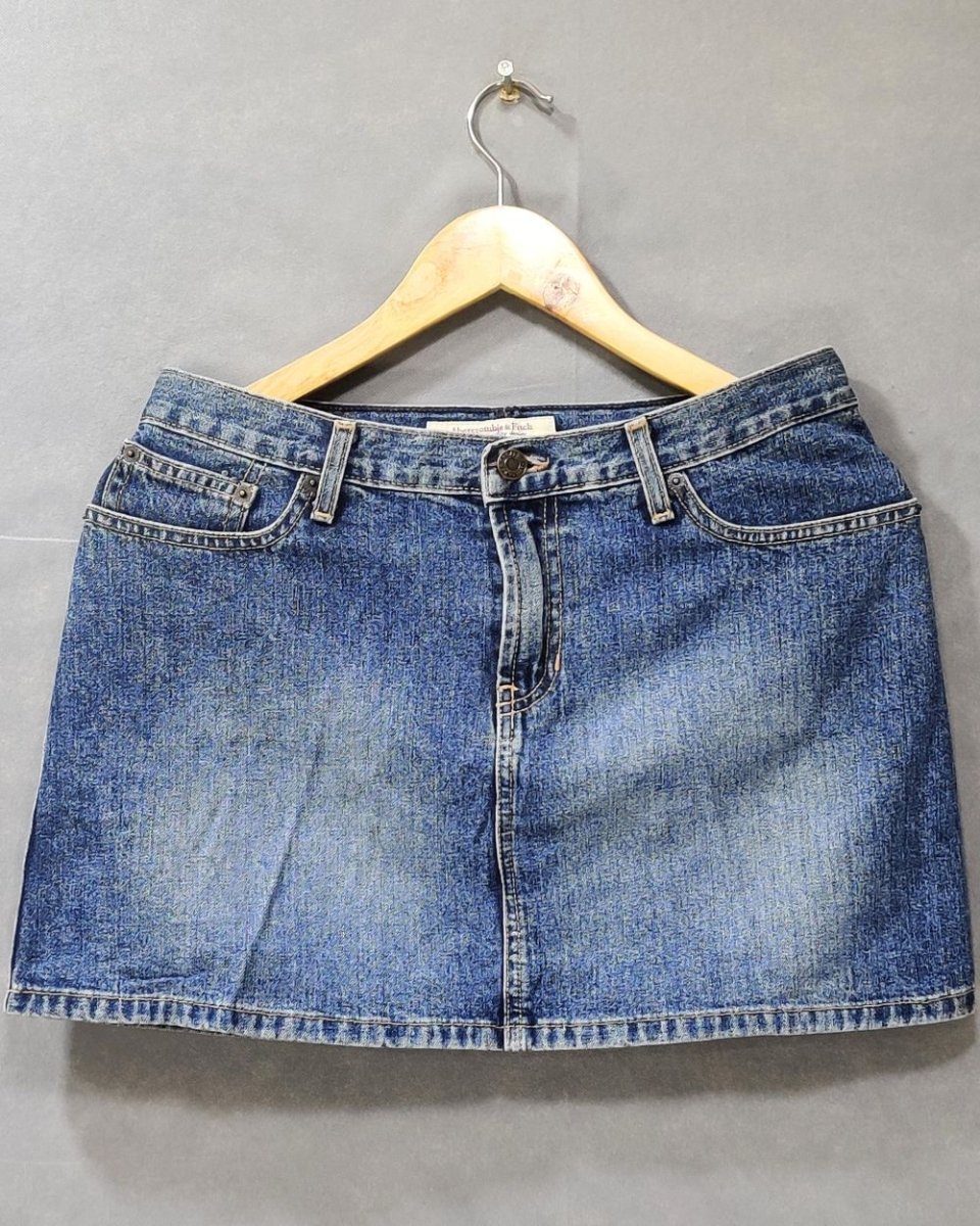 Abercrombie & Fitch Branded Original Denim Short For Women - Preloved Labels
