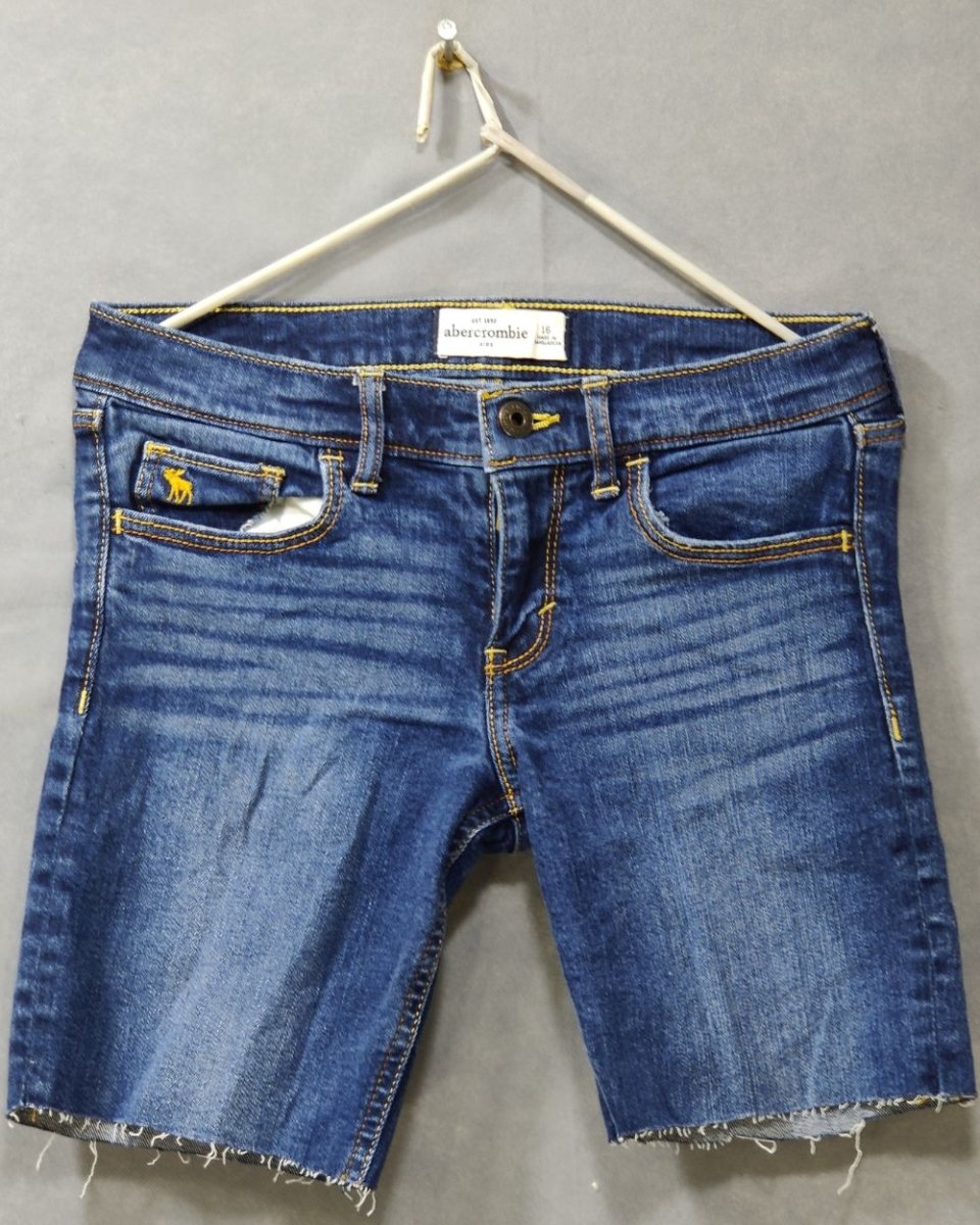 Abercrombie & Fitch Branded Original Denim Short For Women - Preloved Labels