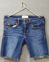 Abercrombie & Fitch Branded Original Denim Short For Women - Preloved Labels