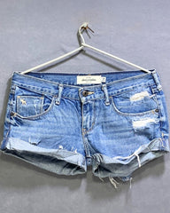 Abercrombie & Fitch Branded Original Denim Short For Women - Preloved Labels