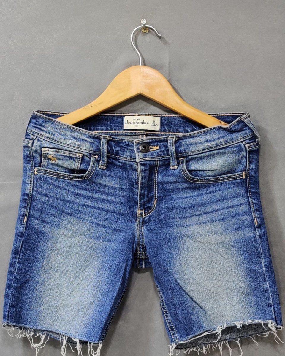 Abercrombie & Fitch Branded Original Denim Short For Women - Preloved Labels