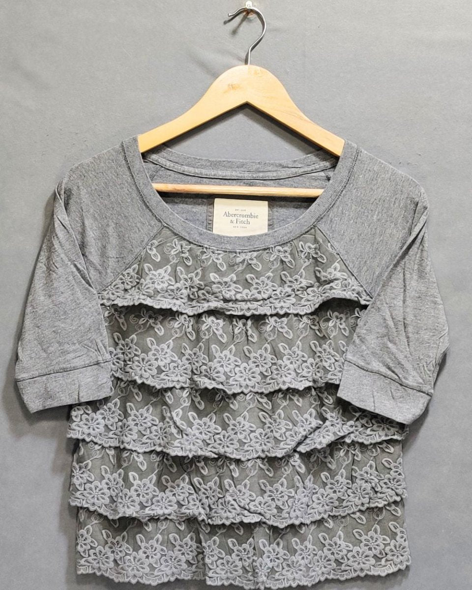 Abercrombie & Fitch Branded Original For Cotton Women T Shirt - Preloved Labels