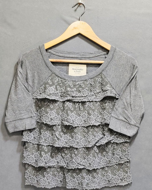 Abercrombie & Fitch Branded Original For Cotton Women T Shirt - Preloved Labels