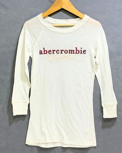 Abercrombie & Fitch Branded Original For Cotton Women T Shirt - Preloved Labels