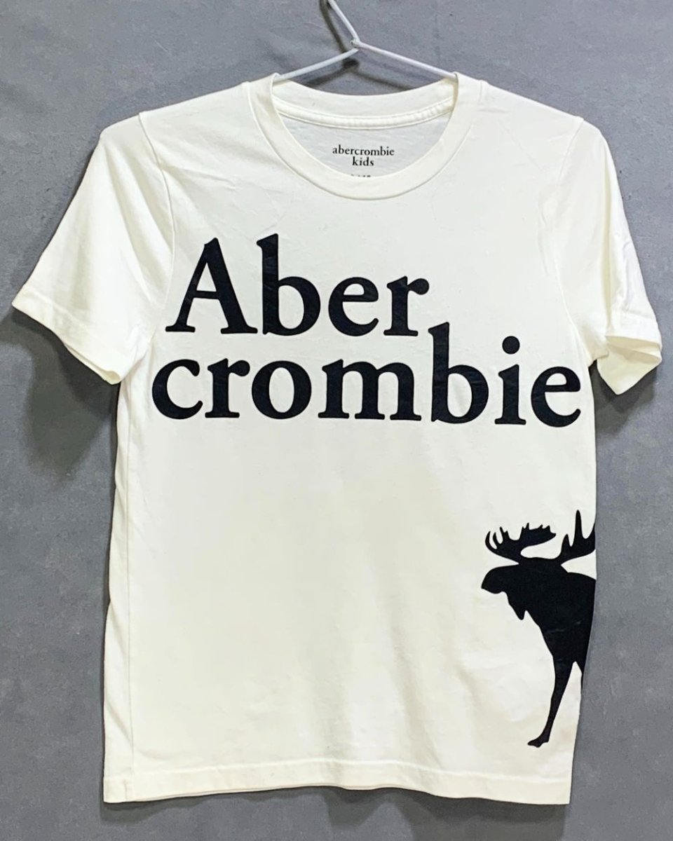 Abercrombie & Fitch Branded Original For Cotton Women T Shirt - Preloved Labels