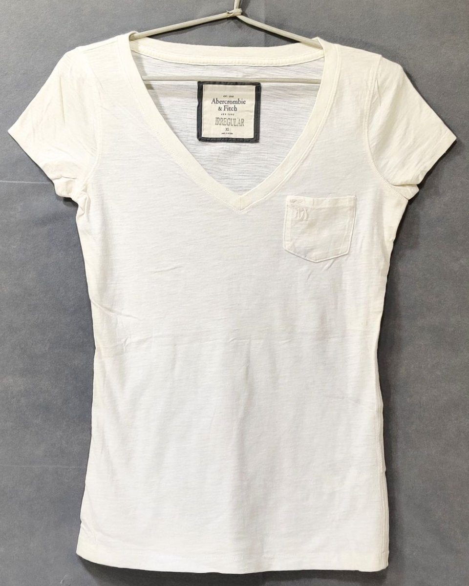 Abercrombie & Fitch Branded Original For Cotton Women T Shirt - Preloved Labels