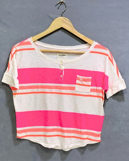 Abercrombie & Fitch Branded Original For Cotton Women T Shirt - Preloved Labels