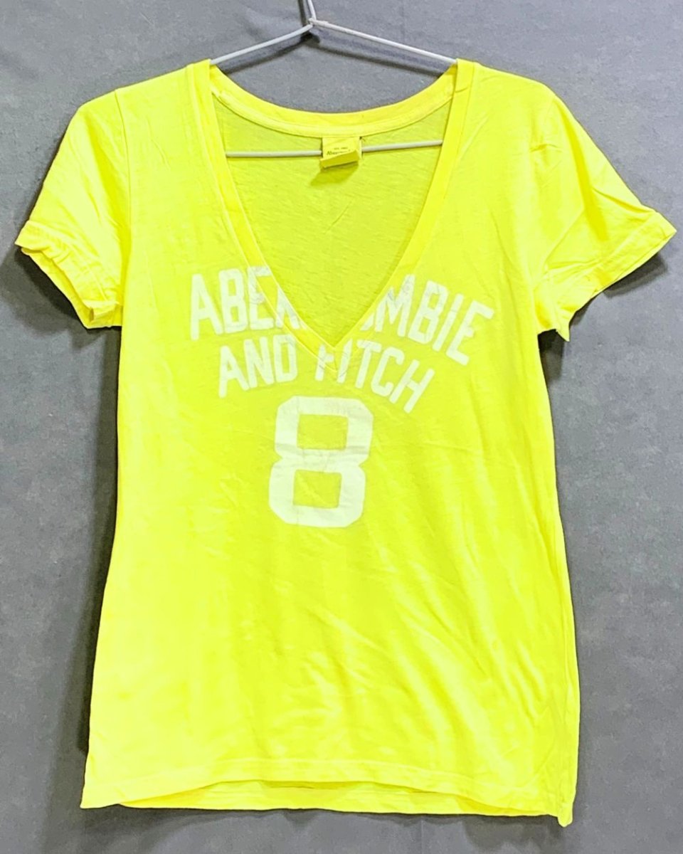 Abercrombie & Fitch Branded Original For Cotton Women T Shirt - Preloved Labels