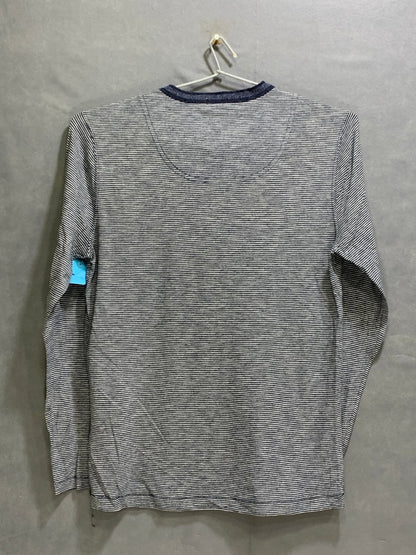 Abercrombie & Fitch Branded Original Gray & White Cotton T Shirt For Men - Preloved Labels