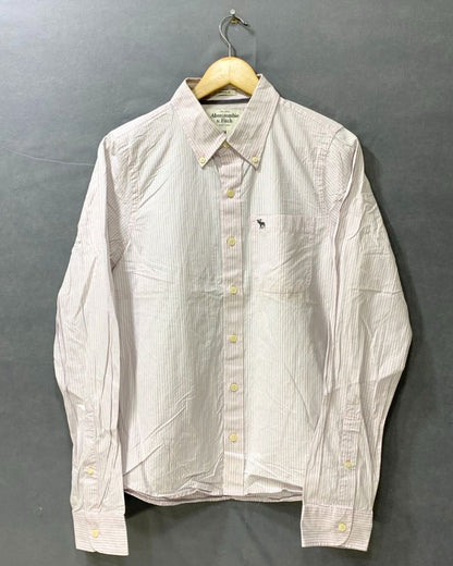 Abercrombie & Fitch Branded Original Pink Cotton Shirt For Men - Preloved Labels