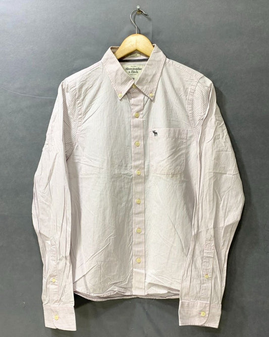 Abercrombie & Fitch Branded Original Pink Cotton Shirt For Men - Preloved Labels