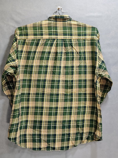 Abercrombie & Fitch Green Cotton Winter Shirt For Men - Preloved Labels