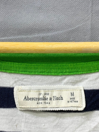 Abercrombie & Fitch White Sports For Women T Shirt Medium - Preloved Labels