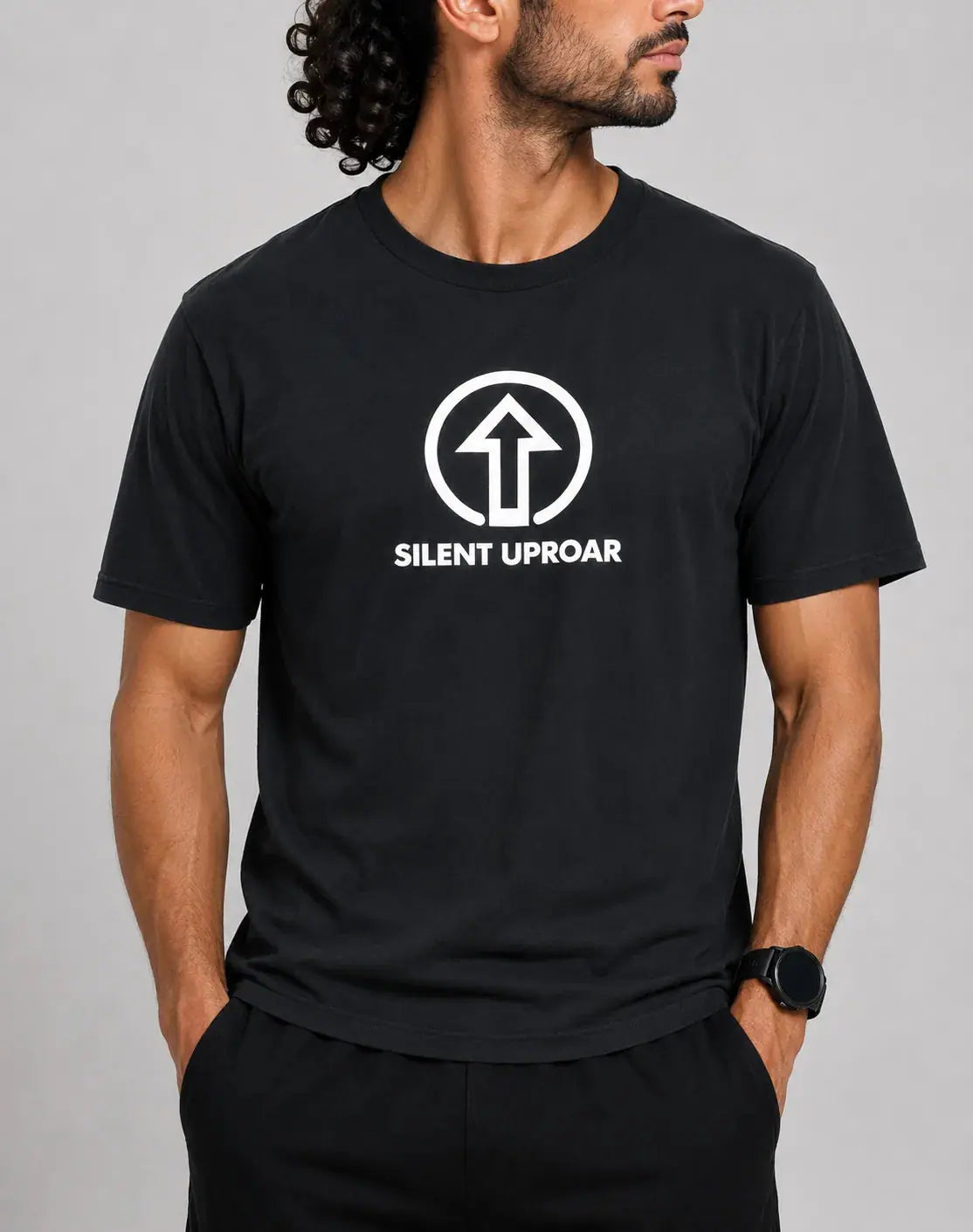 Gildan Men Cotton Black T Shirt M – Preloved Labels