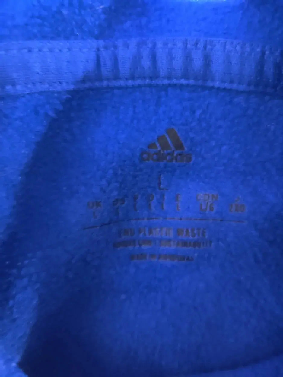 Adidas Men Sport Blue Hoodie – Preloved Labels (view 3)