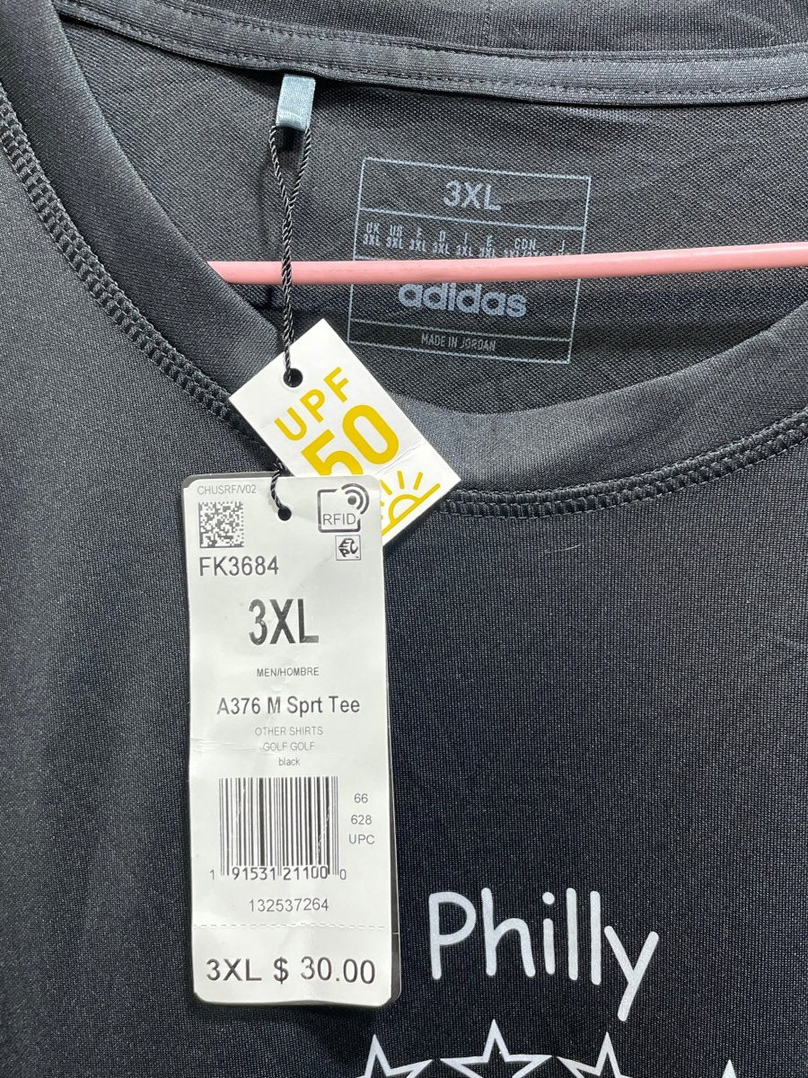 Adidas Black For Men Sports T Shirt 3X Large - Preloved Labels