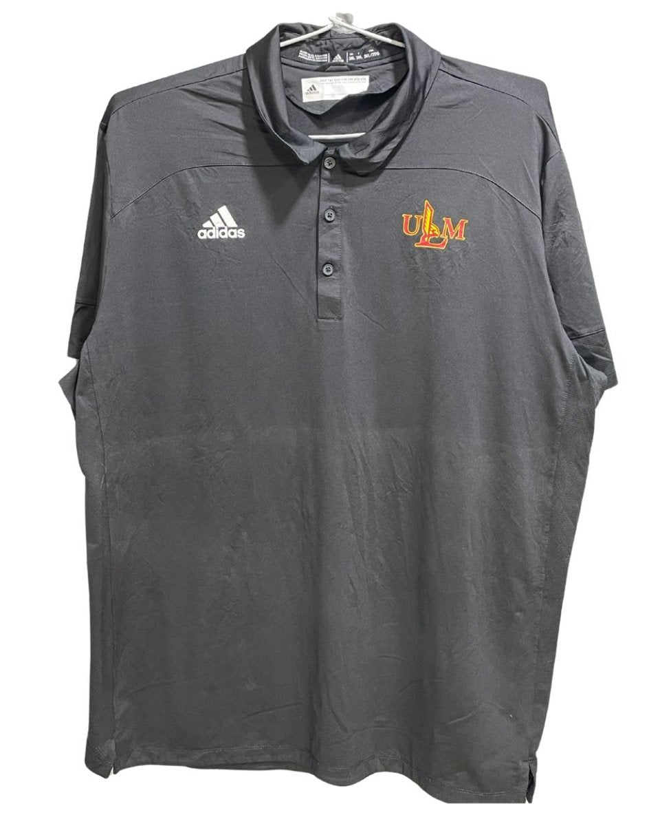 Adidas Black Polyester Sport Polo T Shirt For Men 3X Large - Preloved Labels