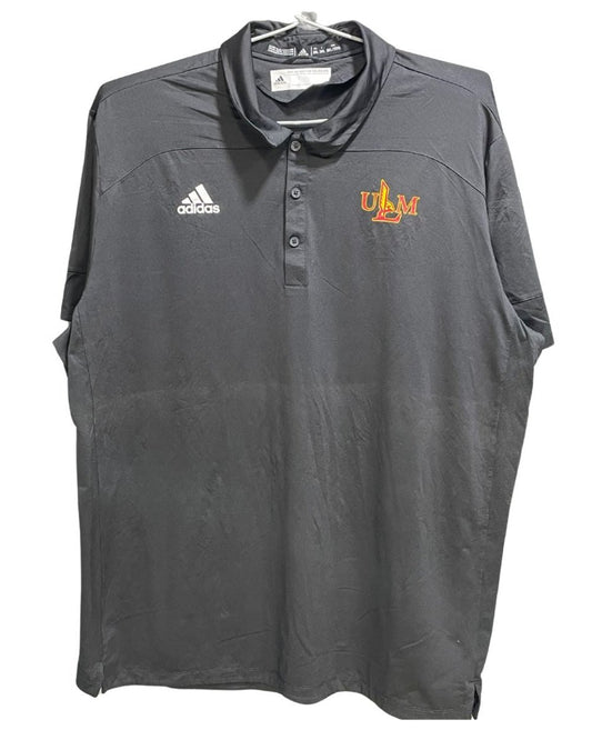 Adidas Black Polyester Sport Polo T Shirt For Men 3X Large - Preloved Labels