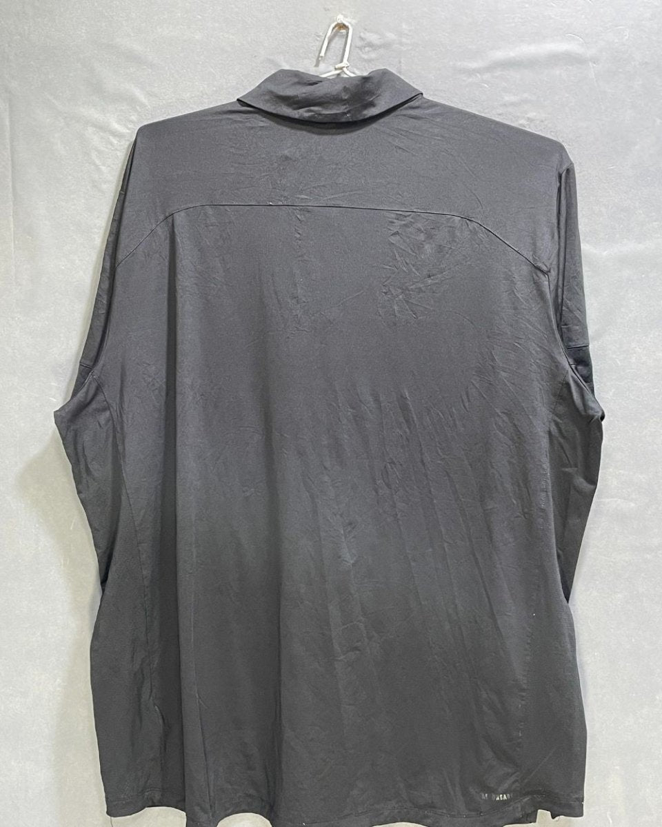 Adidas Black Polyester Sport Polo T Shirt For Men 3X Large - Preloved Labels