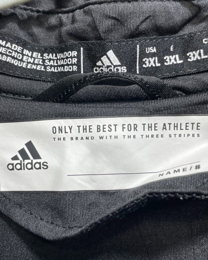 Adidas Black Polyester Sport Polo T Shirt For Men 3X Large - Preloved Labels
