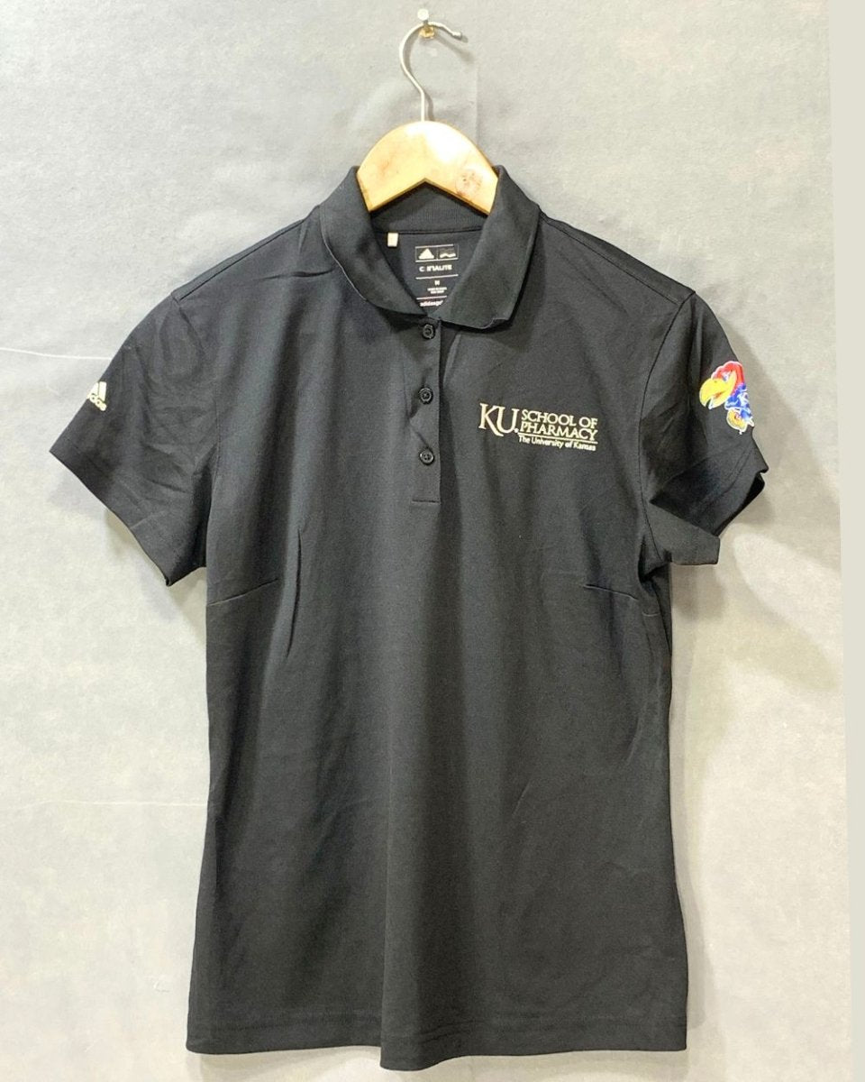 Adidas Black Sports For Women Polo T Shirt M - Preloved Labels