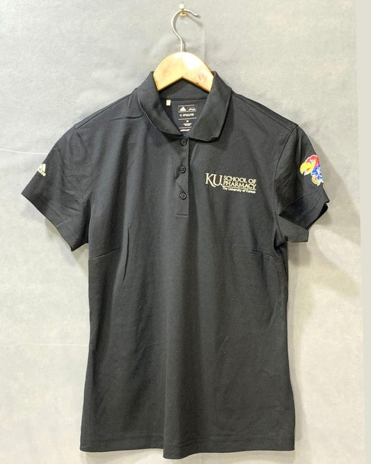 Adidas Black Sports For Women Polo T Shirt M - Preloved Labels